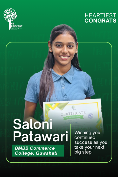Treevent Intern congrats-Saloni- Green1